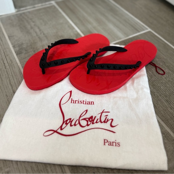 Christian Louboutin Loubi Flip Flop